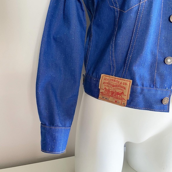 Custom Vintage Levi’s Selvedge Trucker Jacket. - Picture 6 of 7